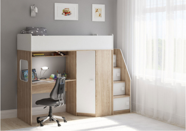 Кровать чердак Легенда B604.3 в наличии